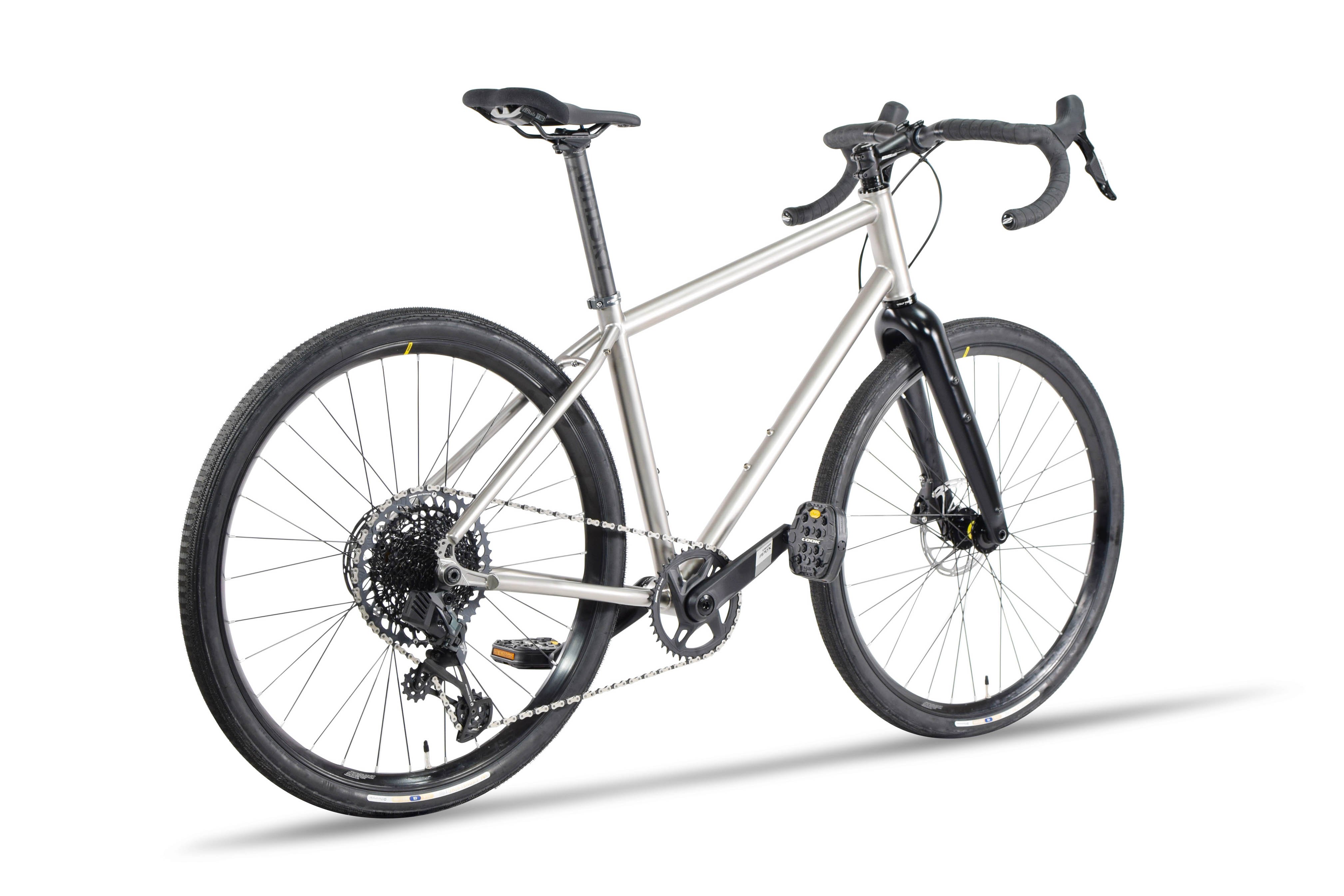 Custom Titanium gravel Hardin WEB-1