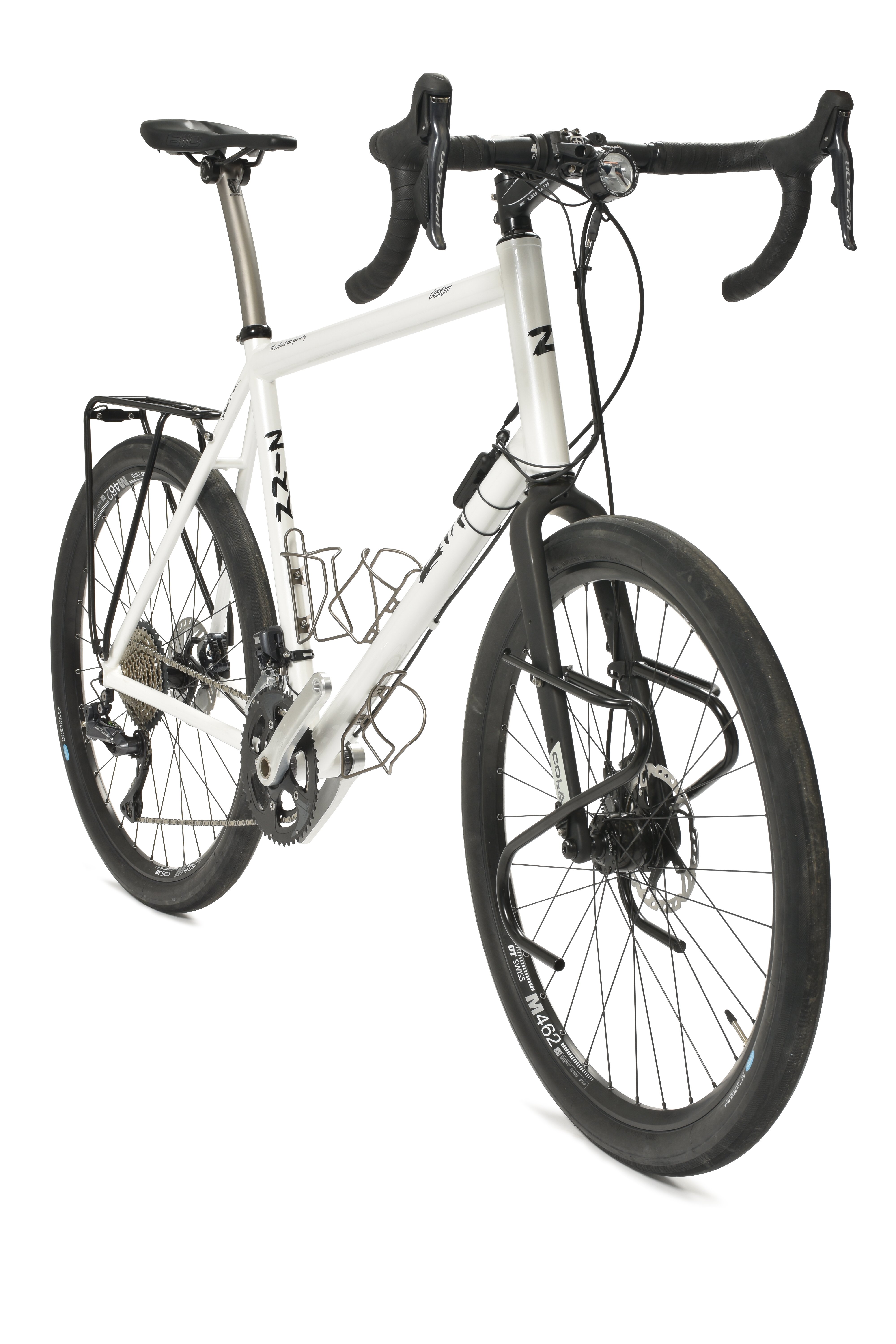 Touring titanium stroheker white front tall